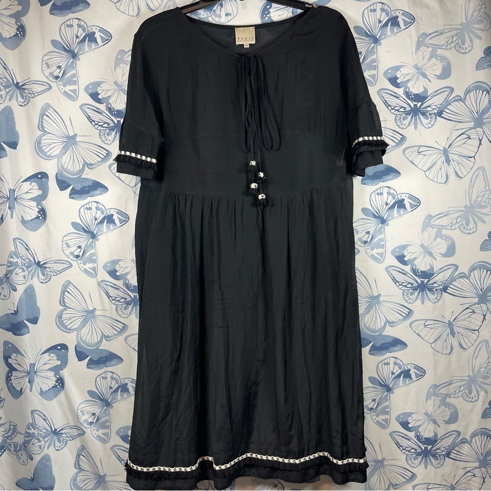 PAOLA Collection Black Dress with White Accents SZ:40/8